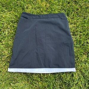 CALLAWAY | Classic Black Golf Skirt with White Trim
